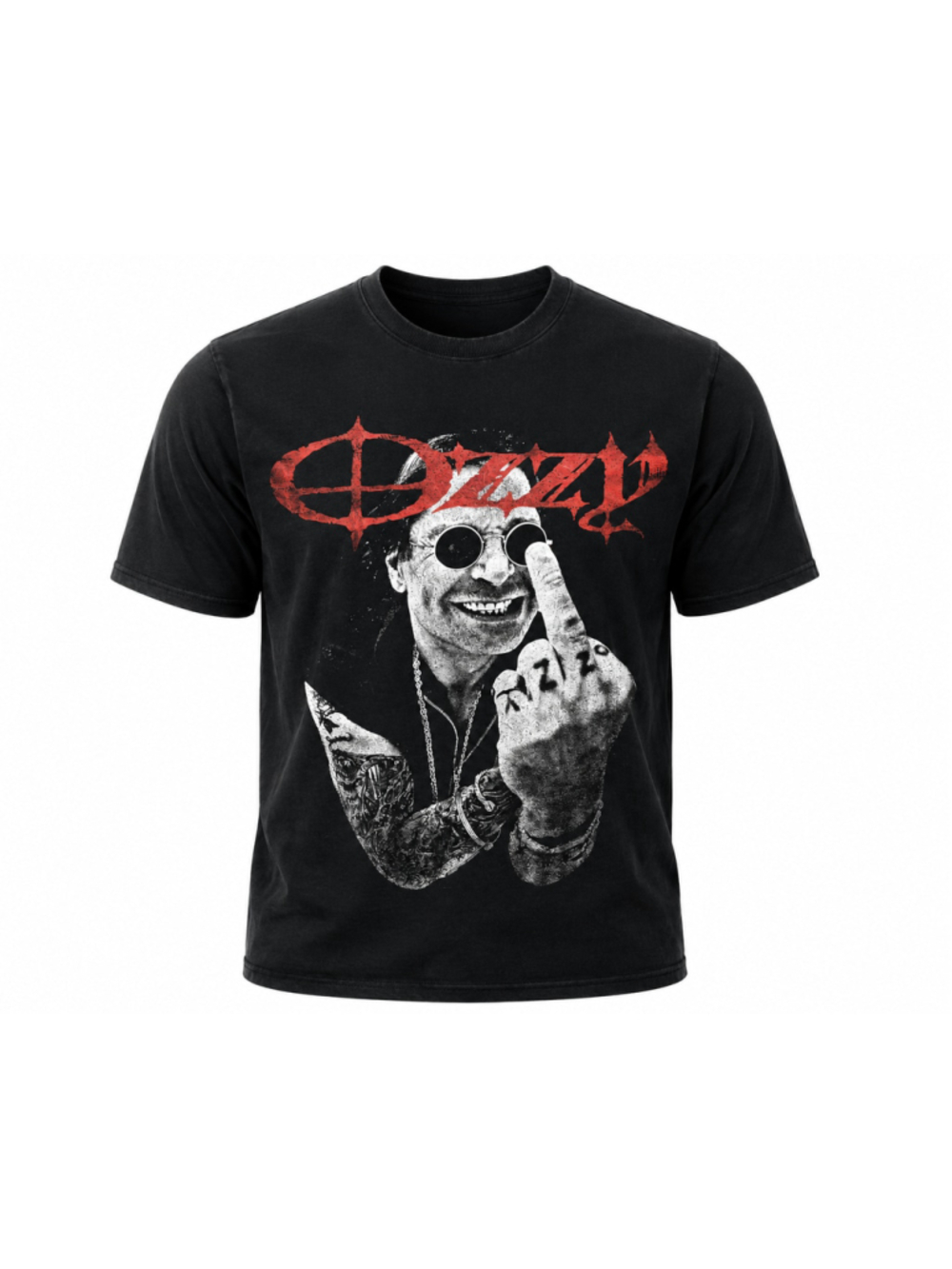Ozzy Osbourne T Shirt Mens Medium Black Graphic Band TeeHeavy Metal